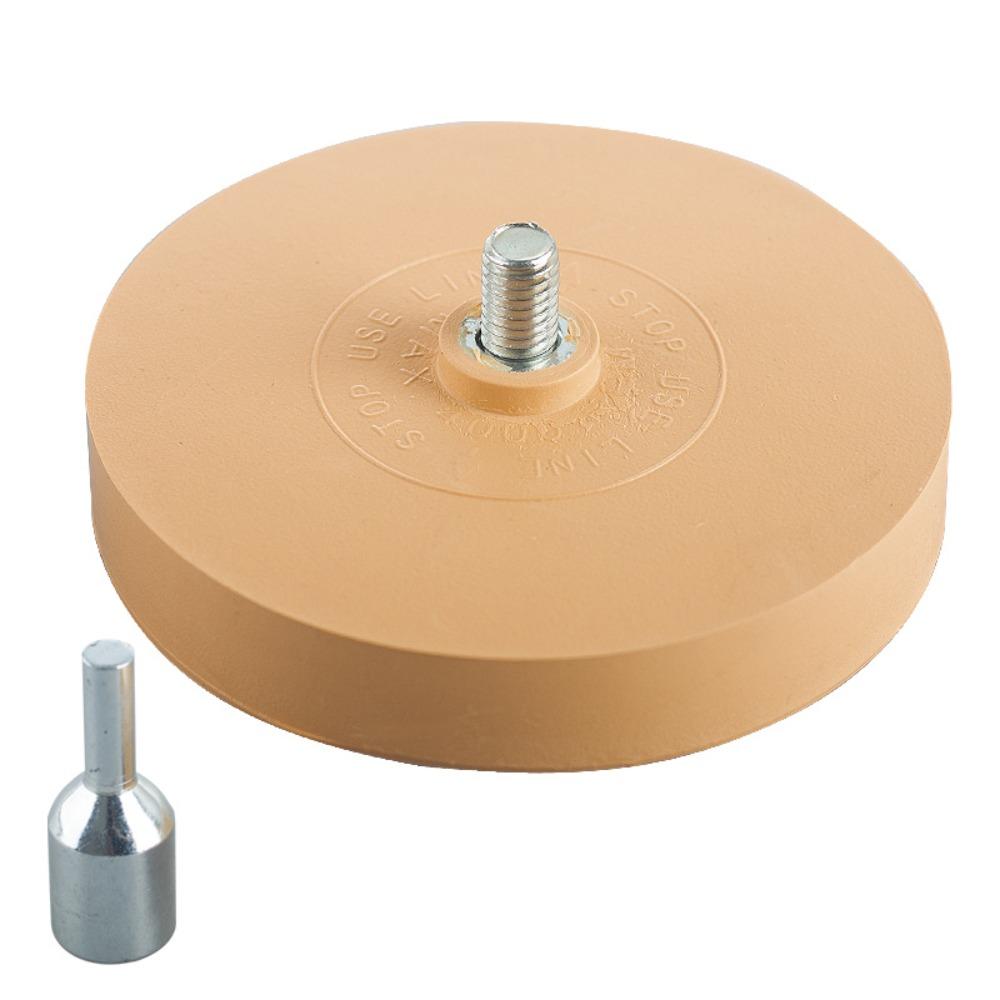Gear Shaped Glue Removal Plate 4 Inch Decal Eraser Wheel Practical Car Pneumatic Wheel  Car Cleaner