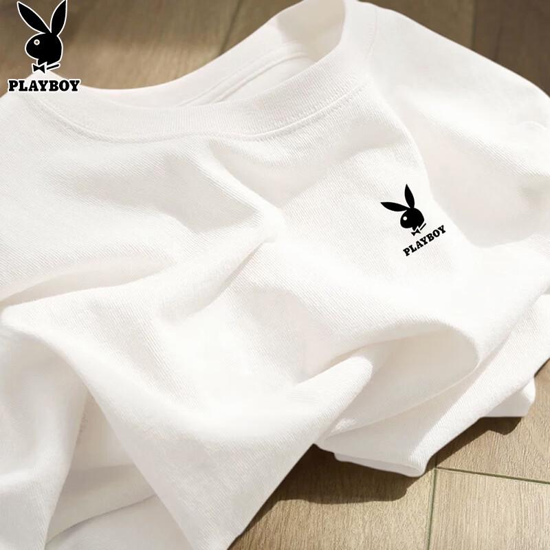 PLAYBOY Men s Solid Cotton Short Sleeve T-Shirt XL
