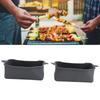 2Pcs Silicone Grease Cup Liners Reusable Drip Pan Liners Silicone Rear Grease Catcher for Griddle