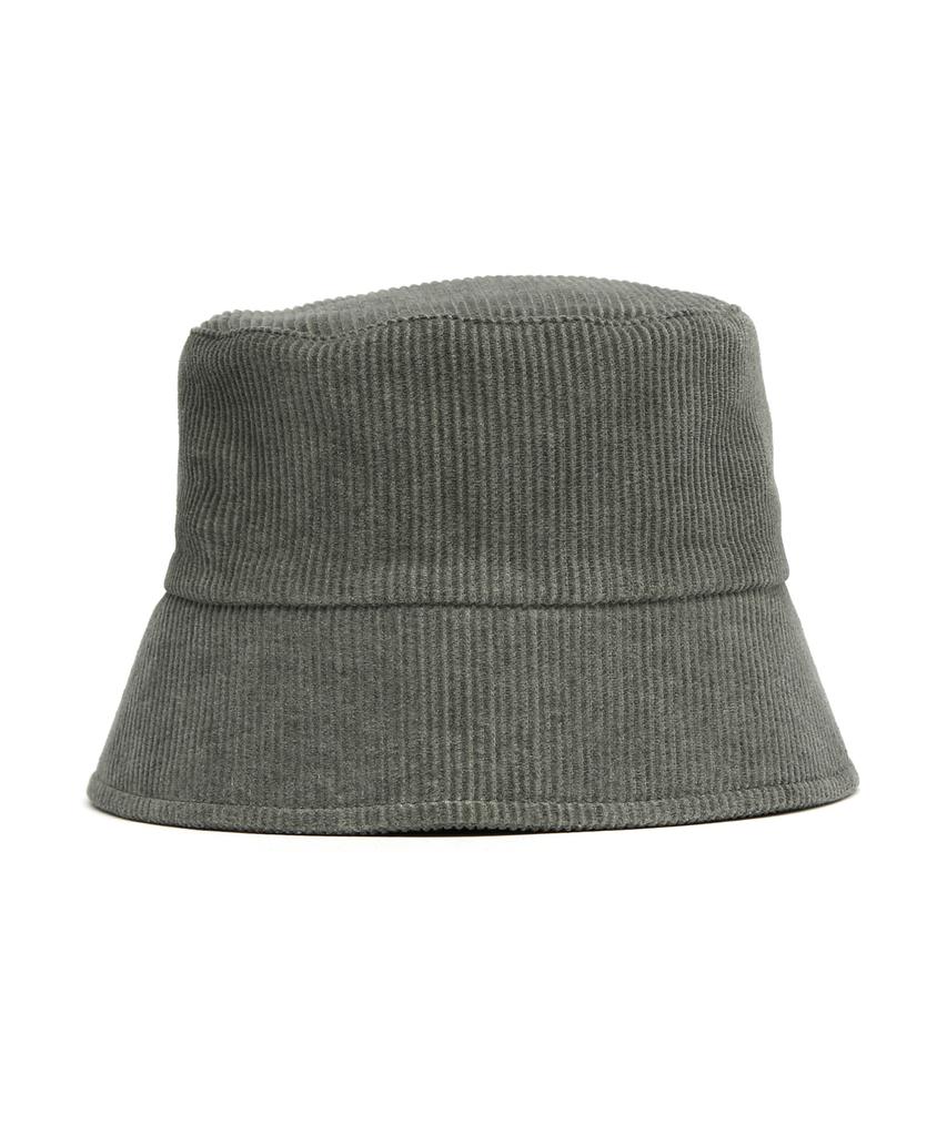 Eondeokeonteulolseutyudio Corduroy Short-Brimmed Bucket Hat Plain Bucket / Pigment Cd / C Olive