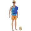 Barbie Ken Surfboard Set As seen in the movie HPT50 / "Barbie"! [Dress-up Doll] [Ages 3+] [Gift]