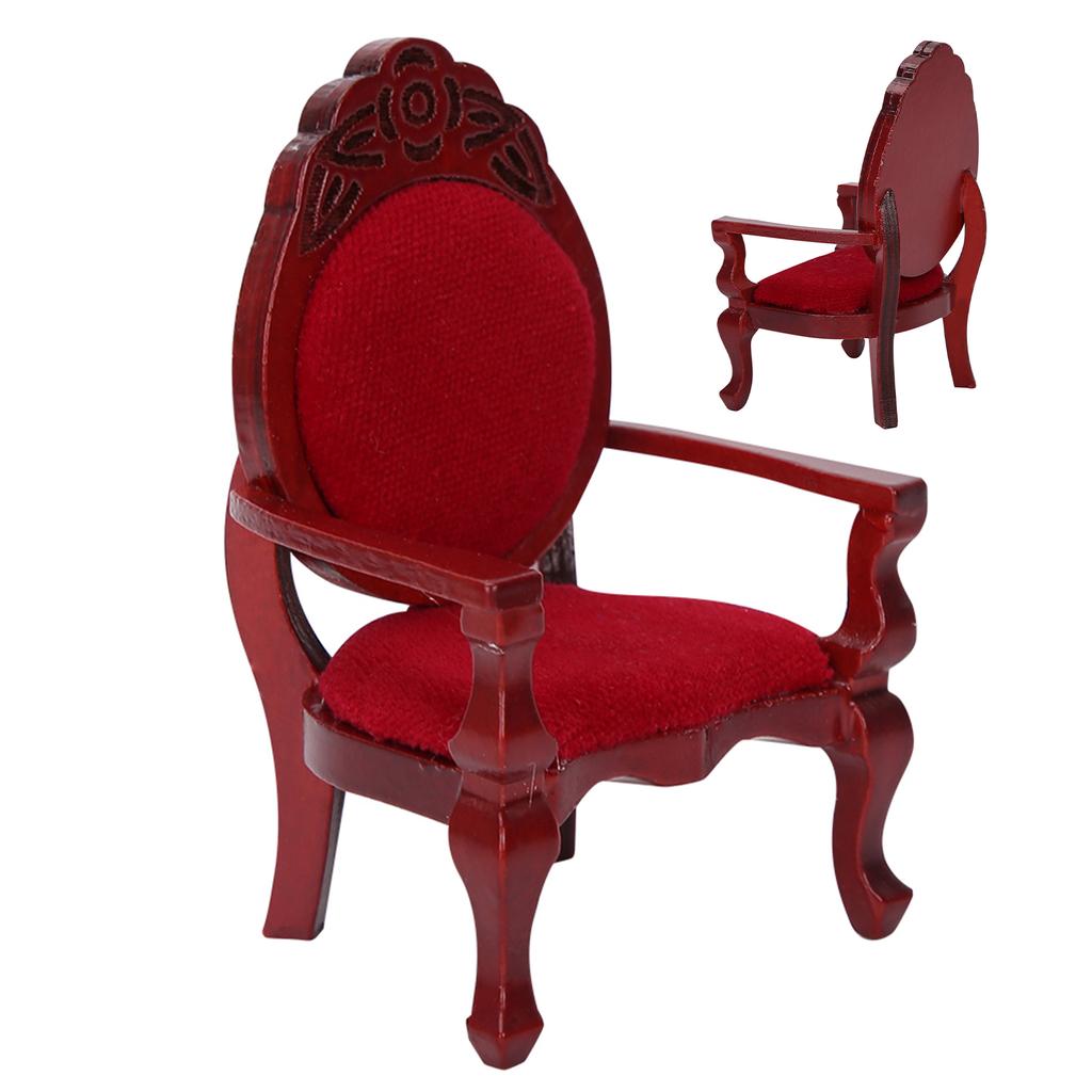 Vintage  ature Chair Antique   Chair Retro Small Chair for   Wooden Dining Carved for 1Celsius12   1Celsius12 Scale