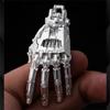 Detailed Bionic Hand Pendant Necklace Sturdy Copper Day to Night Versatile Jewelry Pieces