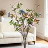 Artificial Butterfly Branches Simulation Greenery Stems with Leaves Fake Floral Arrangement for Vase Filling Home Office Party Decoration