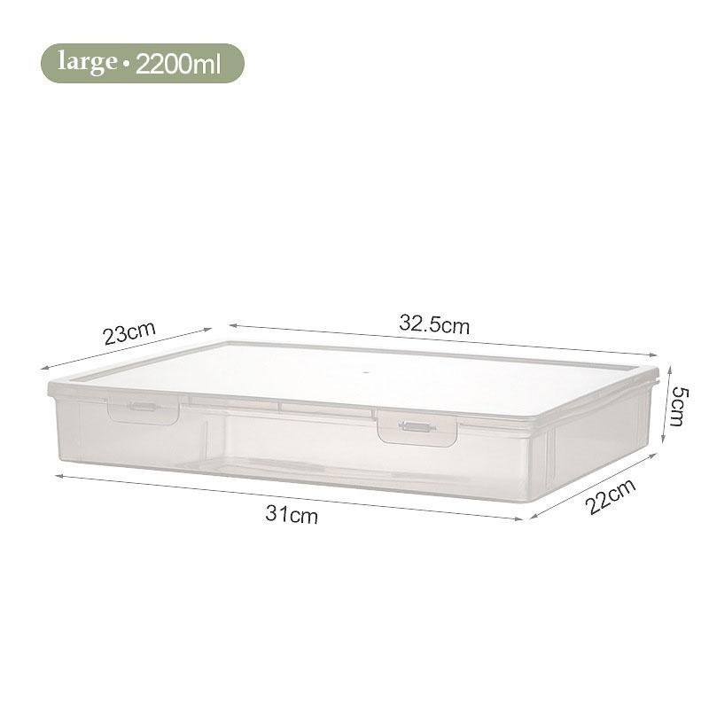 Book Storage Box A4 Organizing Document Organizer Organized Box Stationery Storage Box for Data Certificate Stationery