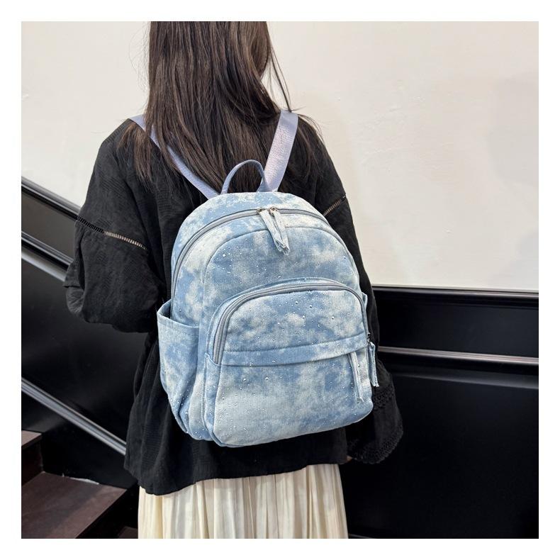 Schoolbag Middle and high school schoolbag New starry sky tie-dye backpack Fashion trend Large capacity backpack Spot wholesale