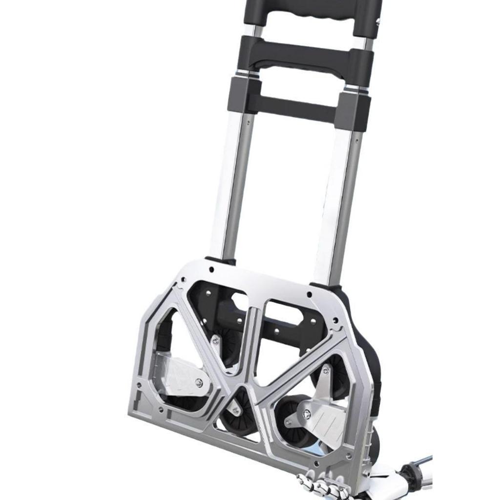 Lightweight Portable Folding Cart for Groceries, Goods, and Luggage with Stair-Climbing Wheels