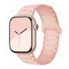 Compatible Silicone Magnetic Buckle Band for Apple Watch Series 1-11, Ultra 3, SE 3 Three-Bead Style