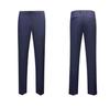 Korean Style Men's Slim Fit Blue Striped Three-Piece Suit
