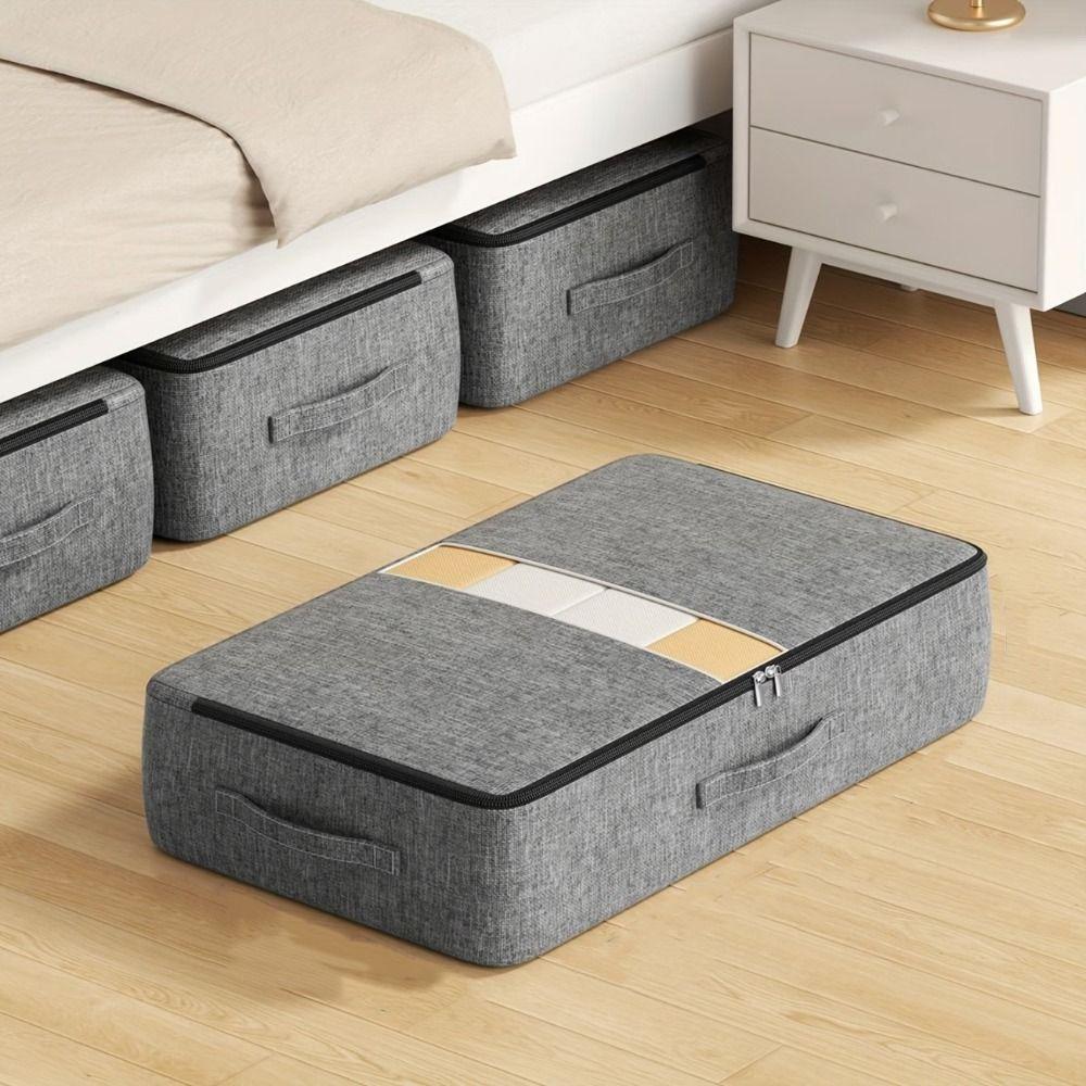 Non-woven Fabric Clothing Storage Bag Clear Window Clothing Classification Bag for Storing
