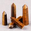 Natural Crystal Tiger Eye Stone Energy Column Obelisk Hand Polished Crystal Pillar Healing Gem Specimen Mineral Home Decor