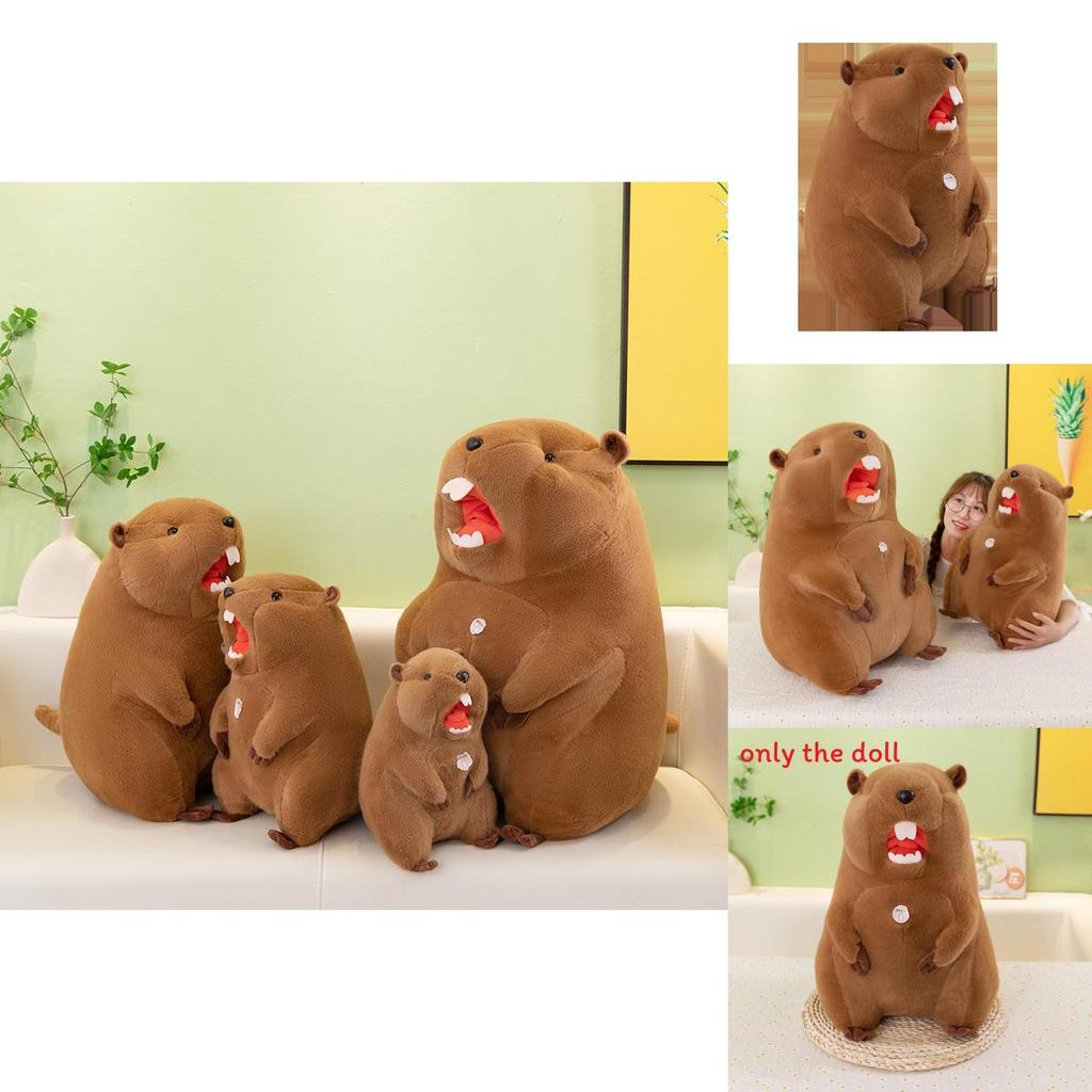Peluche Marmotta con Suono per Regalo ai Bambini e Souvenir di Viaggio