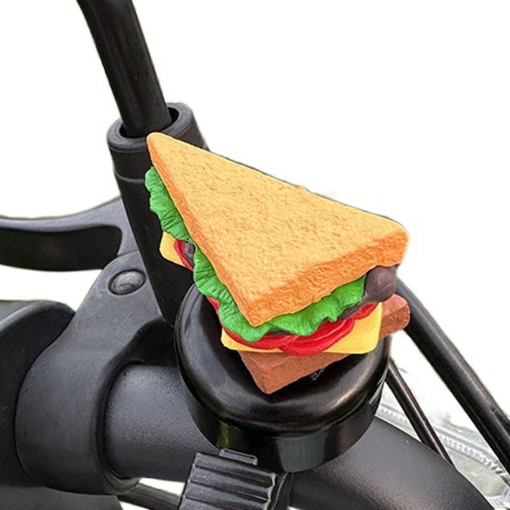 French Fries Bicycle Horn Hamburg Bike Scooter Bell Cartoon Bicycle Bell  Highway Vehicles