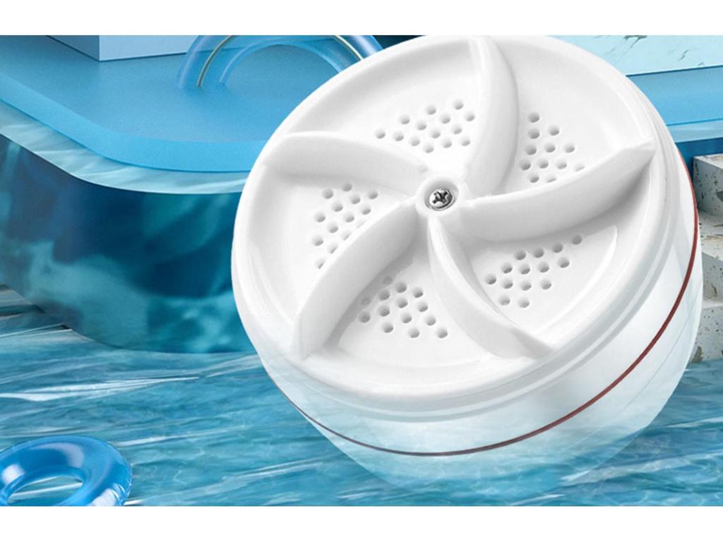 Portable Mini Spiral Turbine Washing Machine for Dorms - Fully Automatic for Small Loads & Underwear