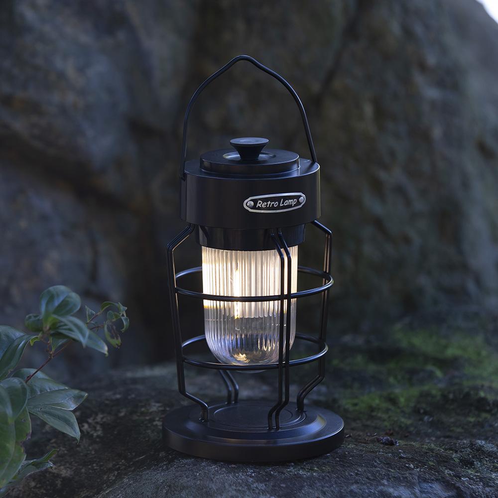 Outdoor Camping Lights, Camping Lights, New Tent Lights, Rechargeable Retro Horse Lanterns, Portable Camp Lights