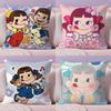 Candy Brand F-Fujiya Cushion Cover Plush Fabric Soft Double-Sided Printed Invisible Zipper Sofa Pillow Case Home Decor
