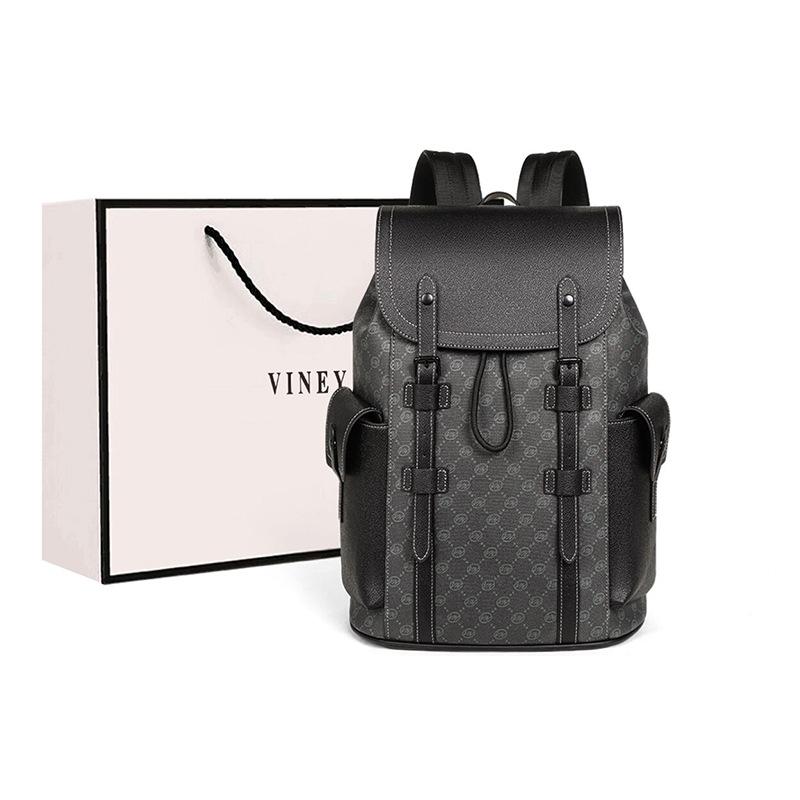 

Business Backpack for Men 2025 New Travel Backpack Laptop Bag Trendy Ins Niche Business Trip School Bag Luggage чёрный