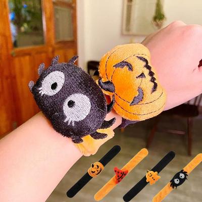 Halloween Children's Wristband Pumpkin Spider Ghost Popping Circle Halloween Gift Toy Interactive Dressing Up Prop
