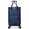 Stylish Insulated Foldable Shopping Cart with Universal Wheels