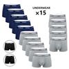 Men's Mid-Waist Polyester Underwear: Quick-Dry, Sweat-Absorbent, Breathable, Anti-Slip, All-Season