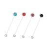 10 Stück Bauchnabelpiercing für Schwangerschaft und Mutterschaft, flexibel, klar, langer Bauch