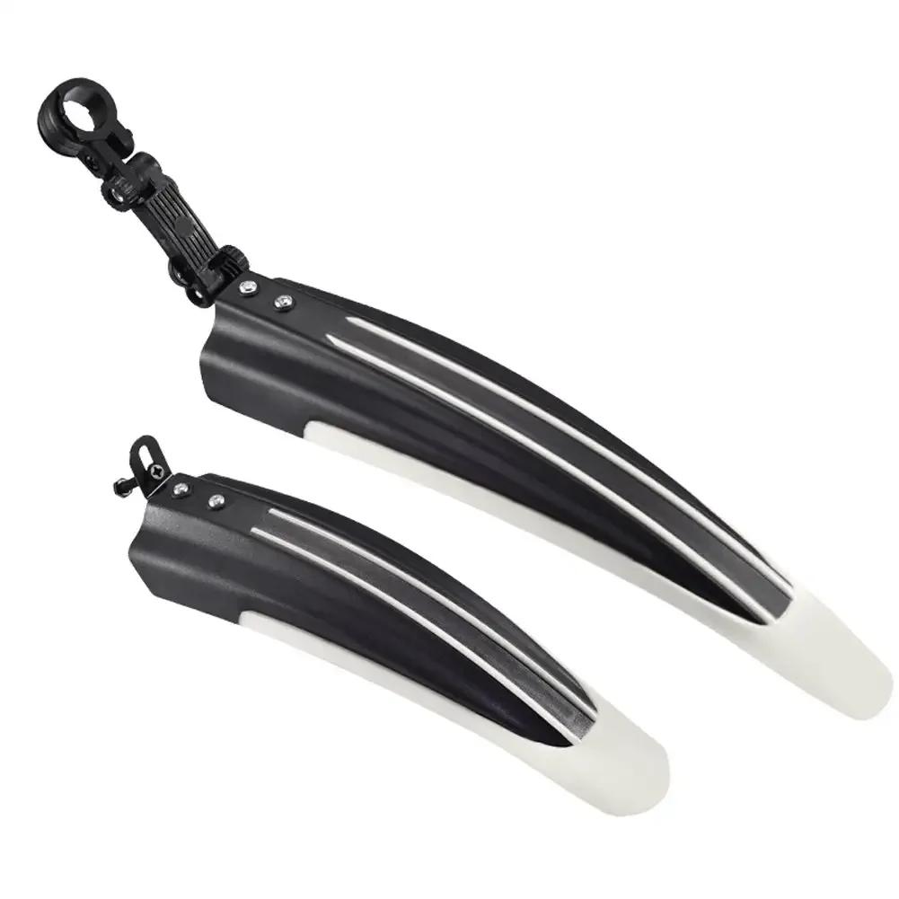 2pcs Bicycle Fenders Splash Fender Guard Set Mountain Bike Rear Front Mudguard Cycling Riding Accessories for 20/22/24/26 Inch
