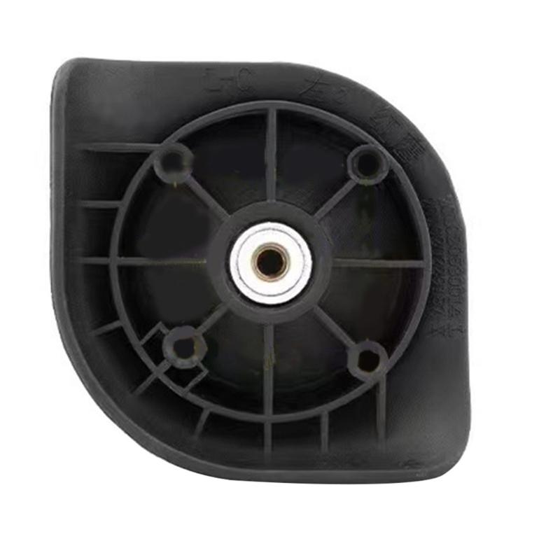 Versatile A17 ABS Inner Double Wheel Casters Smooth 360° Swivel 1 Pair Wheels for Easy Maneuvering Durable for Suitcase