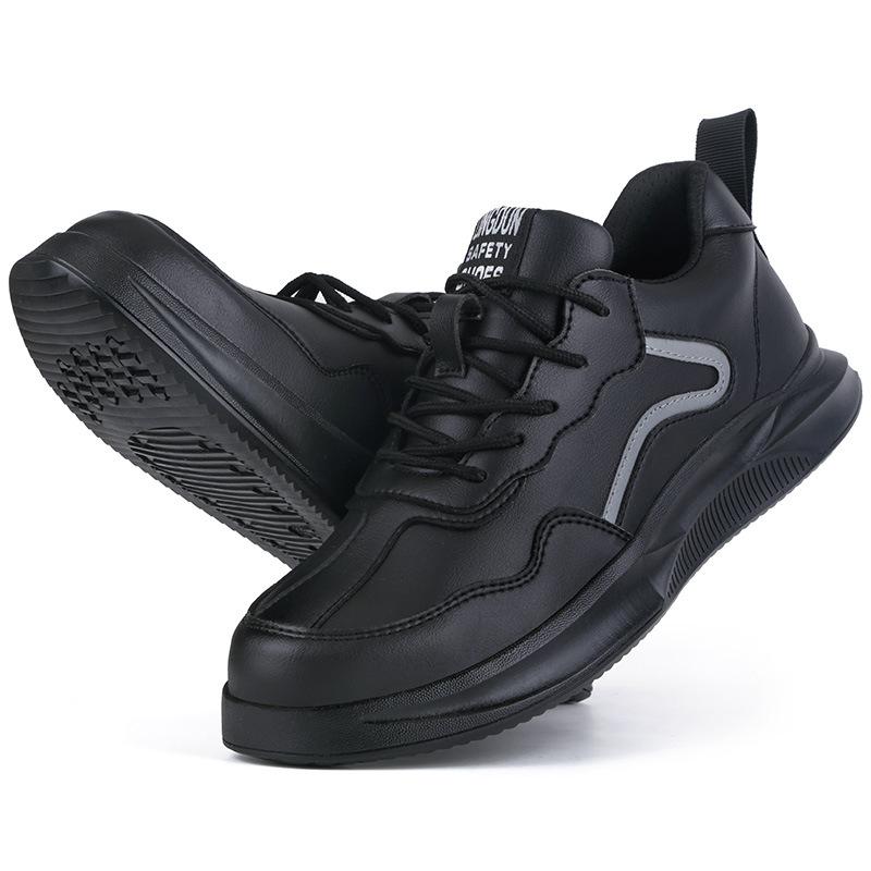 Labor Insurance Shoes Men's Anti-smash, Anti-piercing, Wear-resistant Waterproof Steel Bag Head Kevlar Low-top Safety Shoes