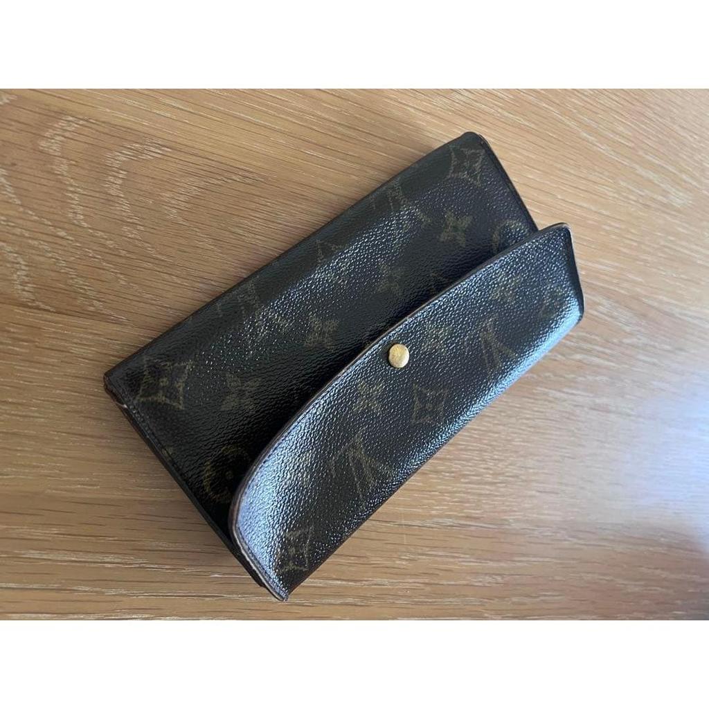Used Louis Vuitton Monogram Pochette Portemonnaie Credit Long Wallet Old Model