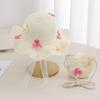 Butterfly Summer Children Beach Hats Lace Holiday Travel Beach Bags New Wide Brim Straw Hat