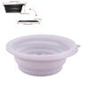 Foldable Face Ice Bath Bowl Silicone Ice Facial Folding Washbasin Camping Wash Basin Reusable Foldable Cooling Washing Basin