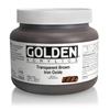 Paint - GOLDEN - Transparent Brown Iron Oxide S3 - 946 Ml - Acrylic - 1 Piece