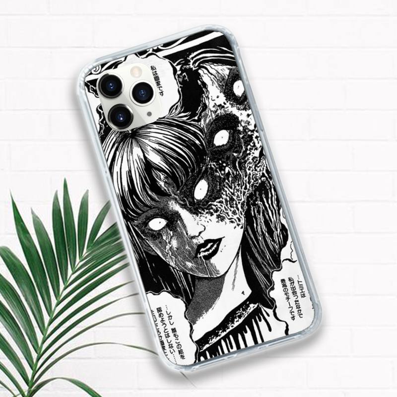 Japanischer Horror-Comic Tomie Telefonkasten Transparent weich Für iPhone 12 11 13 7 8 6 s plus x xs xr pro max mini