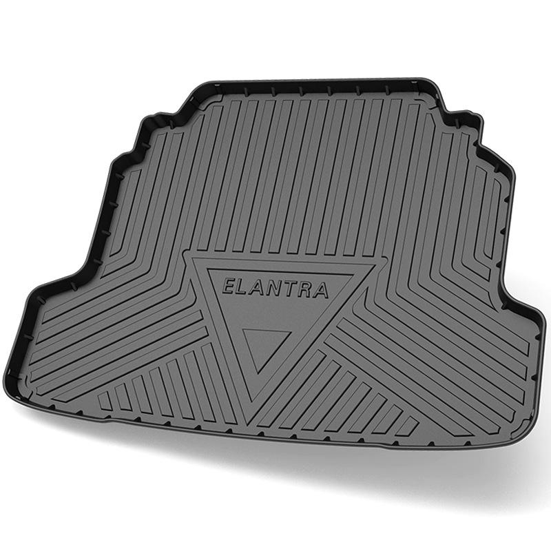 Elantra TPE Trunk Mat: Custom Fit & Decorative Tail Box Mat