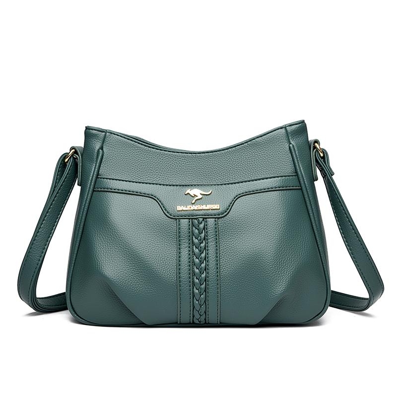 Einfache Retro Damen Schultertasche, Lässige Umhängetasche, Modische Damen Schultertasche, Geeignet für Alltag, Shopping, Pendeln