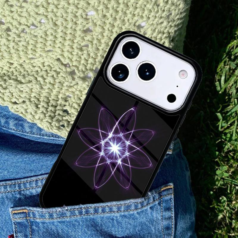 Atom Science Chemistry Phone Case Cover for IPhone 11 12 13 14 15 16e 17 Pro Max Coque for IPhone 17 Air