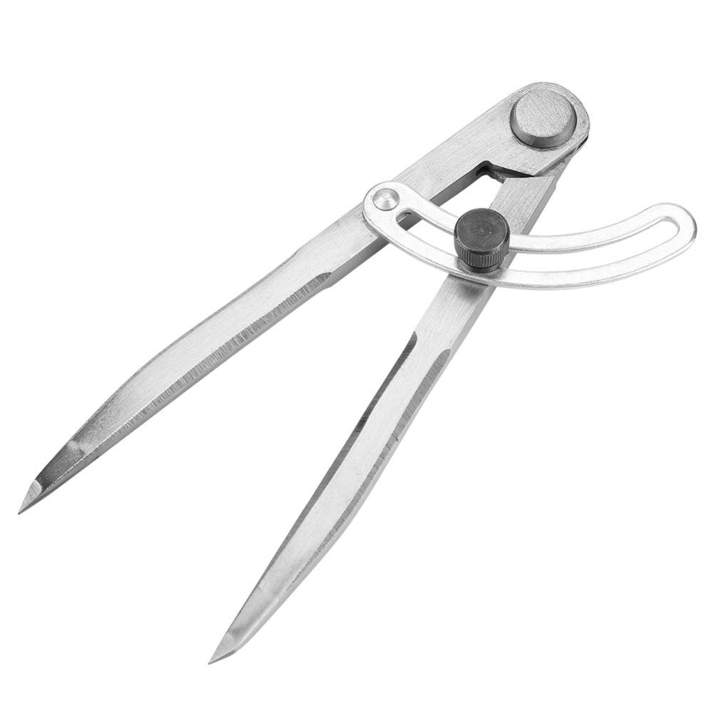 6 Inch Rotating Tool Stainless Steel Divider Caliper Adjustable Wing Caliper Woodworking