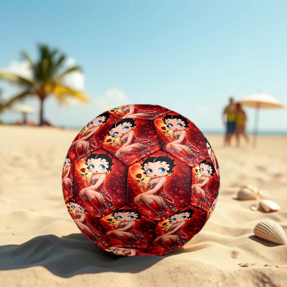 Sexy Doll Print Size 5 Soccer Ball, Standard Match Football for Sports Game and Team Practice, Ideal Gift for Soccer Fans