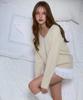 ROSEFRANTZ Fur V-Neck Knit [Butter]