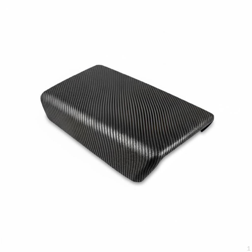 Electric Vehicle Model E/Y Armrest Cover, Carbon Fiber Texture, Rear Air Vent Protector, Enhanced