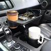High Quality Universal Car Cup Holder Tray - 360 °   Rotating Adjustable Dual Cup Organizer