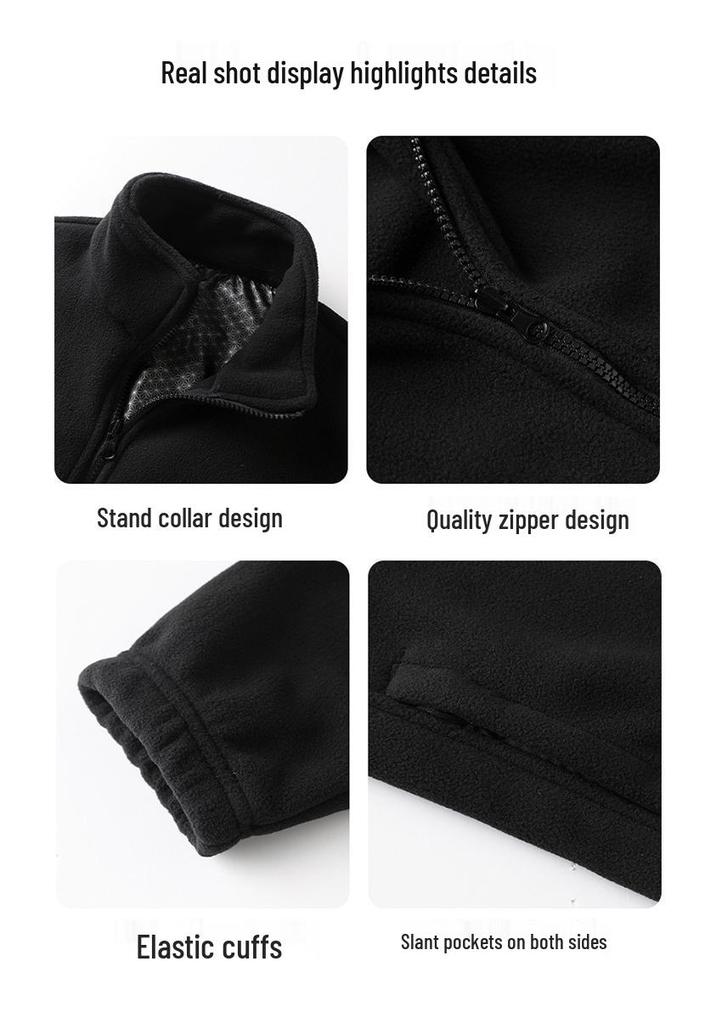 Unisex Outdoor 3-in-1 Jacket: Windproof, Waterproof, High-End Outerwear with Detachable Set and Custom Logo Printing