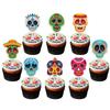 Skull Theme Cake Party Decor Paper Insert For Halloween And Party Venue