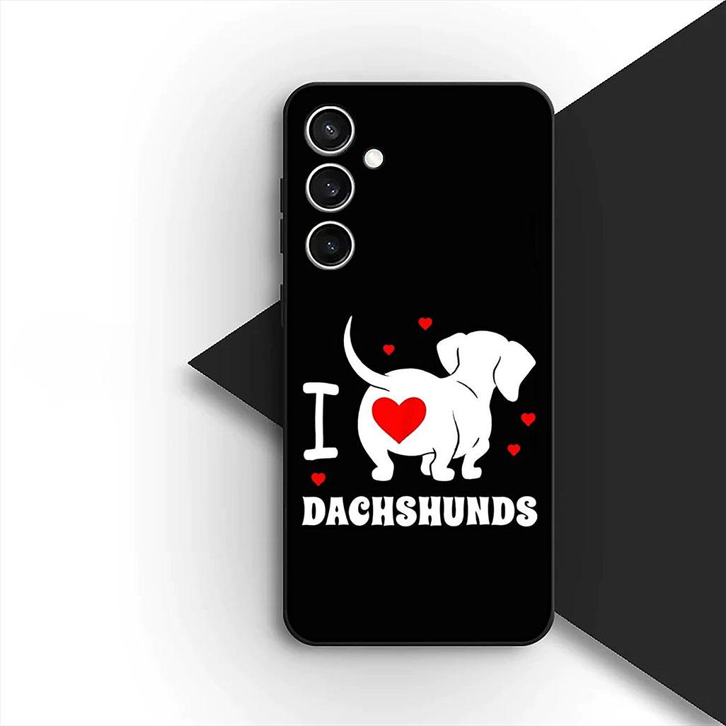 

Cover for Apple iPhone 17 Pro XS Max Air 6 7 8 Plus 5 + SE 2022 SE2 16E 8+ Casing Silicone Phone Case Wallpaper Dachshund Dog iPhone SE (2020)