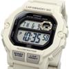 Casio Sports Gear Digital Men's Watch WS-1400H-8AV 60-Lap Memory Overseas Model Matte Ivory