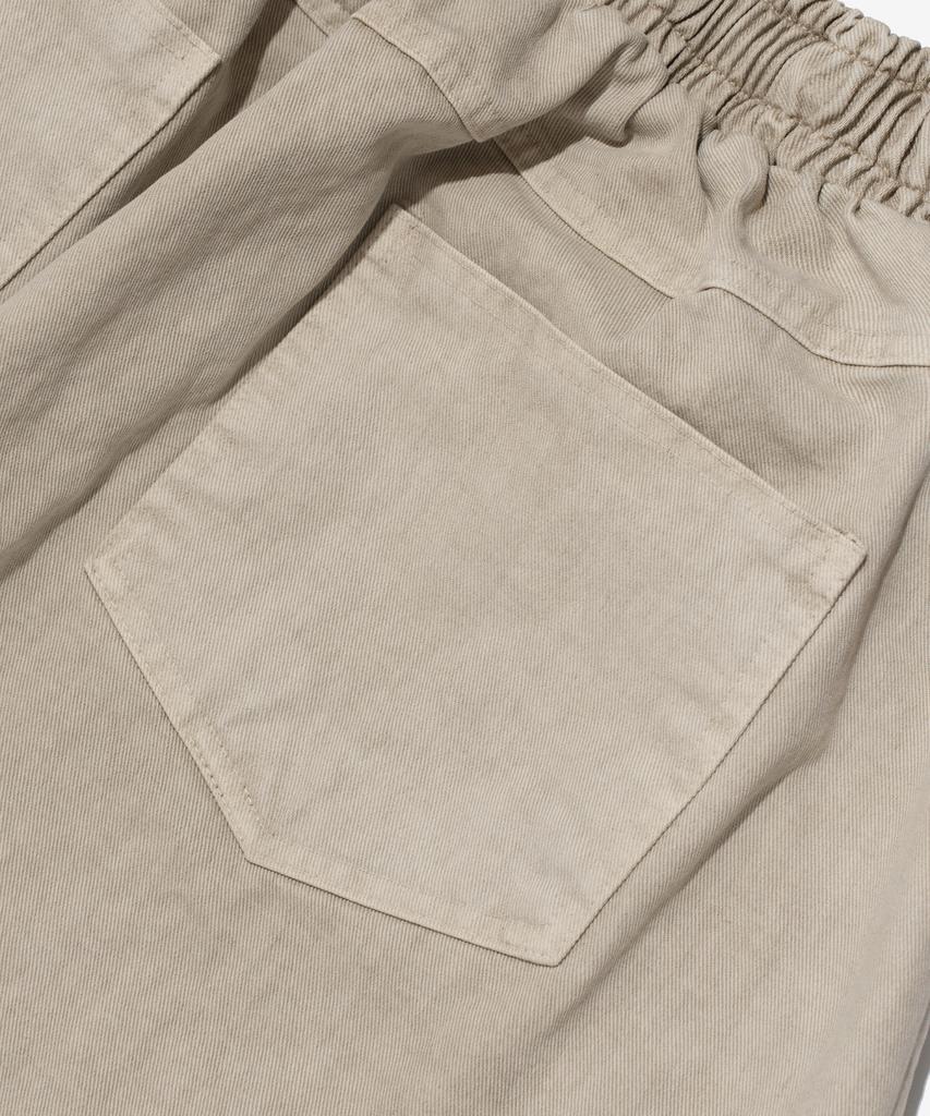 CARGOBROS High Curved Pigment Pants (Beige)