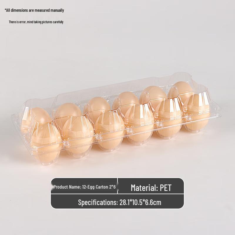 Yinmei Disposable Transparent Plastic Egg Trays