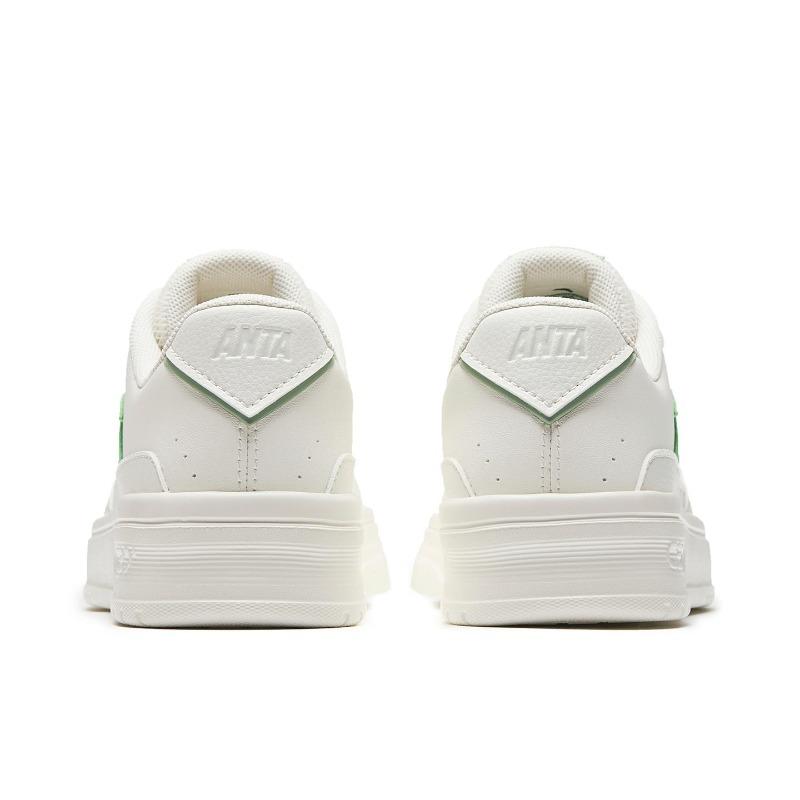 Anta Light Journey V2 Thick Sole Sneakers Womens White Green 922628002-2
