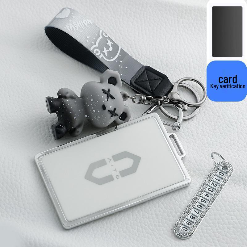 Protective Case & Clip for AITO M5/M7/M5EV Key Fob, Car Card, NFC Smart Remote