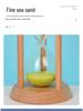 Seven-Color Sand Solid Wood 30-Minute Drop-Proof Hourglass Timer for Kids: Study & Gift
